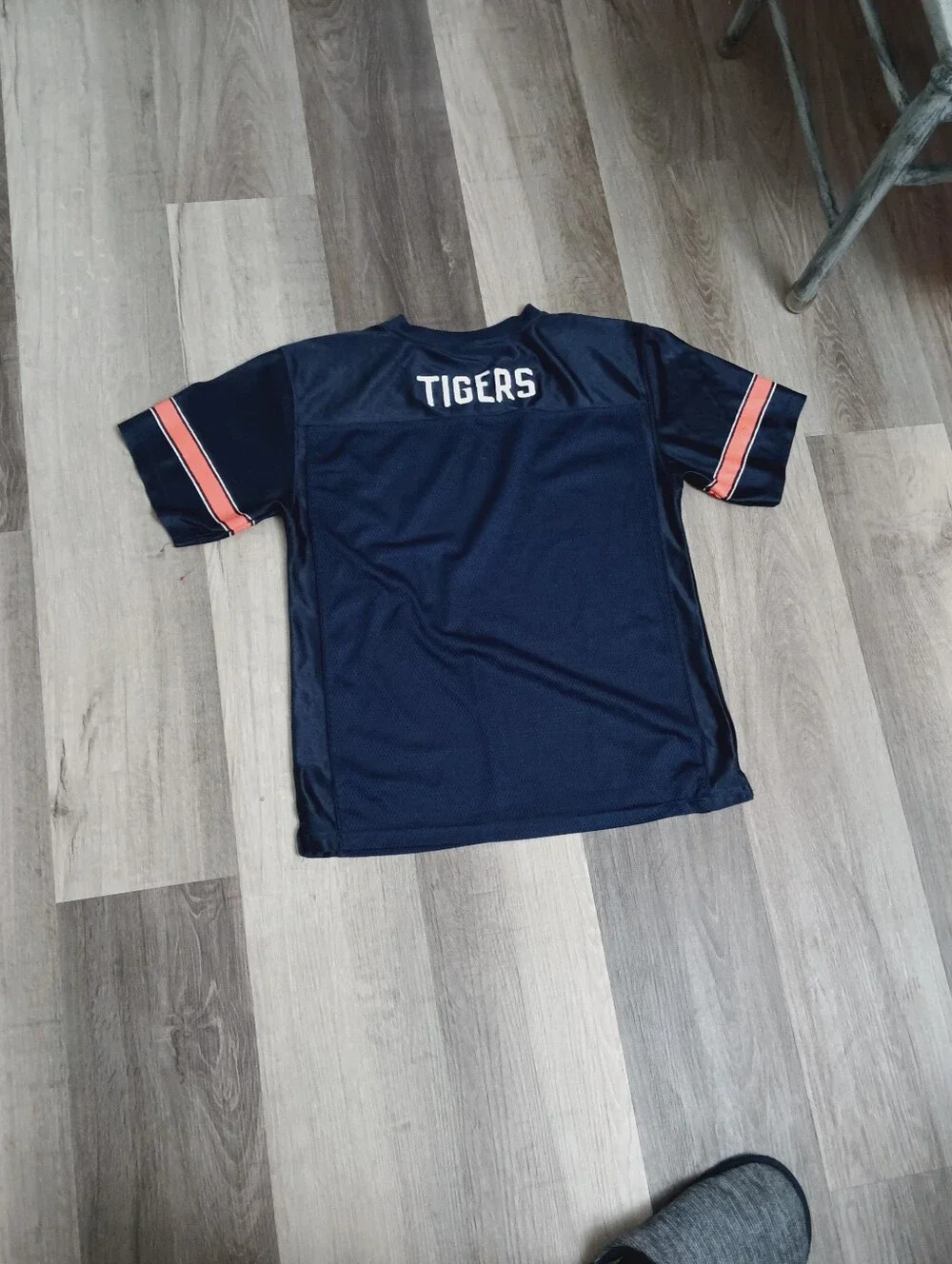Boys Size Youth XL Navy Auburn 'Tigers' Short Sleeve Sports Jersey